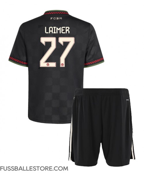 Günstige Bayern Munich Konrad Laimer #27 3rd trikot Kinder 2025-26 Kurzarm (+ Kurze Hosen) Günstige Bayern Munich Konrad Laimer #27 3rd trikot Kinder 2025-26 Kurzarm (+ Kurze Hosen)